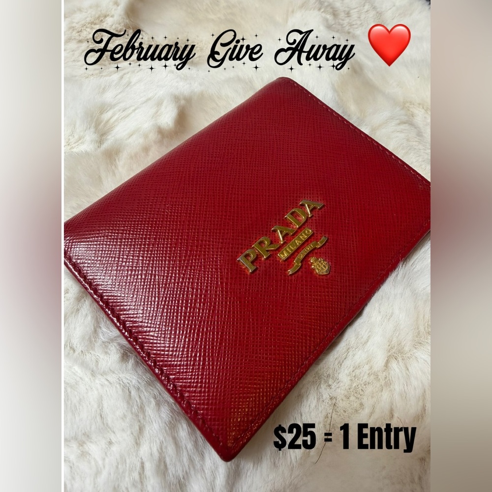 February Give away!! - Red Prada Wallet